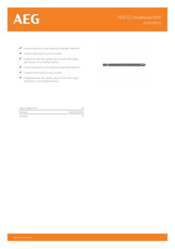 RYOBI ASD AEG 90mm šroubovací bit PH2 - 10ks 4932479510 A4 PDF