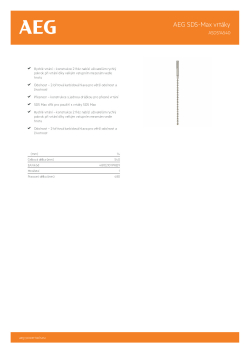 RYOBI ASDS AEG SDS-Max 2-břitový vrták, 14mm průměr x 540mm délka – 1ks 4932479282 A4 PDF