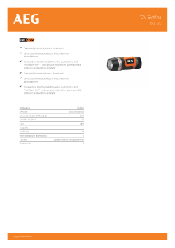 RYOBI BLL 12 C 12V Svítilna 4932352162 A4 PDF