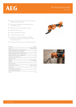 RYOBI BMT 18 18V Multifunkční nářadí 4935478943 A4 PDF