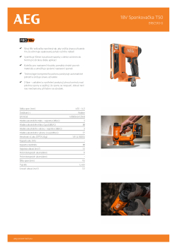 RYOBI B18CS10 18V Sponkovačka 4935480969 A4 PDF