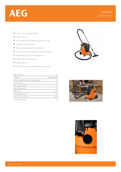 RYOBI AP2-200 ELCP 20L vysavač 4935447460 A4 PDF