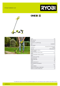 RYOBI RY18LT23ADD2  5133005733 A4 PDF
