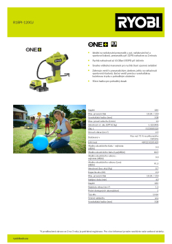 RYOBI R18PI  5133005325 A4 PDF