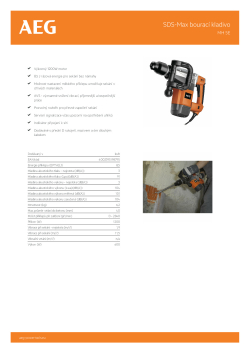 RYOBI MH 5E SDS-Max sekací kladivo 4935412361 A4 PDF