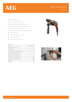 RYOBI KH 24IE SDS+ kombi kladivo 4935451555 A4 PDF
