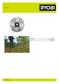 RYOBI RAC167  5132006148 A4 PDF