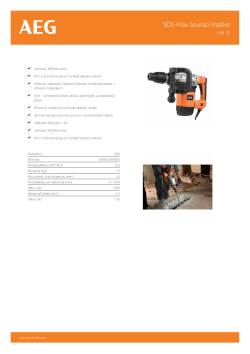 RYOBI MH 7E SDS-Max bourací kladivo 4935459422 A4 PDF