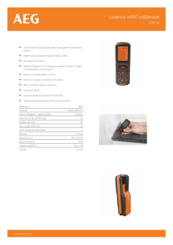 RYOBI LMG 50 Laserový dálkoměr 4935447680 A4 PDF