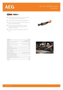 RYOBI BSS 18R38BL 18V 3/8˝ bezuhlíková ráčna 4935480053 A4 PDF