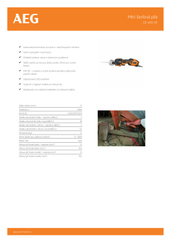 RYOBI US 400 XE Mini šavlová pila 4935411814 A4 PDF