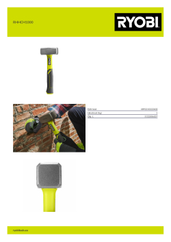 RYOBI RHHCH  5132006037 A4 PDF