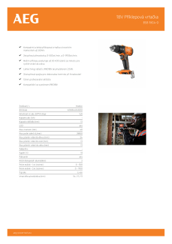 RYOBI BSB 18G4 18V Akumulátorová příklepová vrtačka 4935478632 A4 PDF