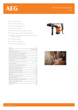 RYOBI KH 5G SDS-Max kombi kladivo 4935418160 A4 PDF