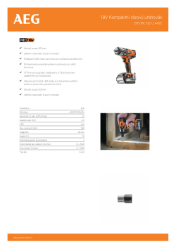 RYOBI BSS 18C 12Z 18V Ultrakompaktní rázový utahovák 4935446456 A4 PDF