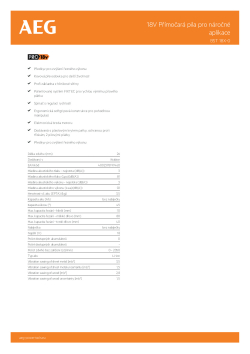 RYOBI BST 18X 18V Přímočará pila pro náročné aplikace 4935413130 A4 PDF