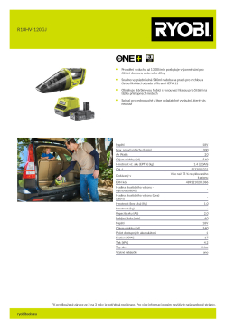RYOBI R18HV  5133005321 A4 PDF