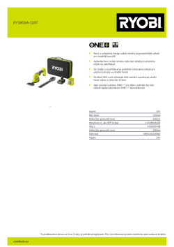 RYOBI RY18GSA  5133005768 A4 PDF