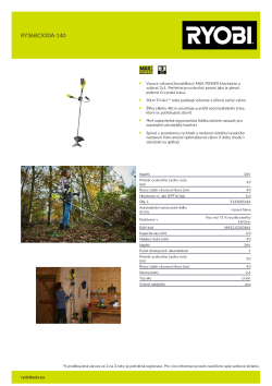 RYOBI RY36BCX30A  5133005464 A4 PDF