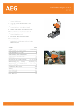 RYOBI SMT 355 Kotoučová pila na kov 4935411770 A4 PDF