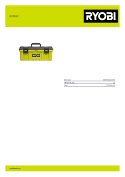 RYOBI RSTB19  5132006742 A4 PDF