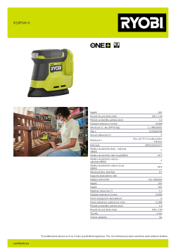 RYOBI R18PSN  5133006789 A4 PDF