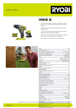 RYOBI R18PD2  5133006539 A4 PDF