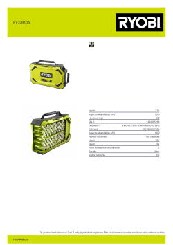 RYOBI RY72B10A  5133005956 A4 PDF