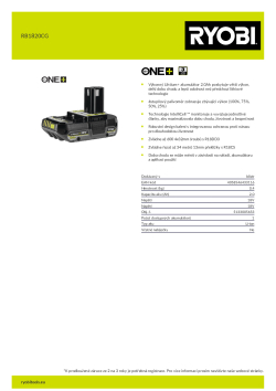 RYOBI RB1820C  5133005653 A4 PDF