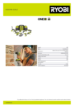 RYOBI RCK189  5133006473 A4 PDF