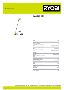 RYOBI OLT1825M  5133006728 A4 PDF