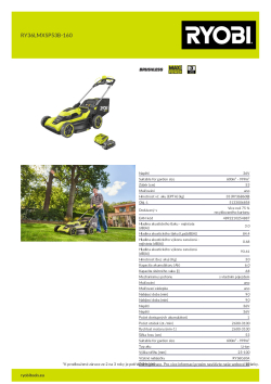 RYOBI RY36LMXSP53B  5133006858 A4 PDF