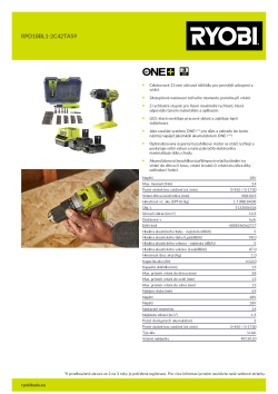 RYOBI RPD18BL1  5133006536 A4 PDF