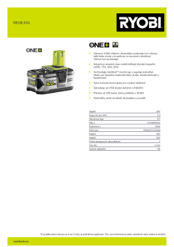 RYOBI RB18L50  5133002621 A4 PDF