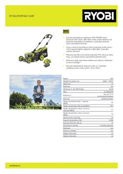 RYOBI RY36LMXSP46A  5133006900 A4 PDF