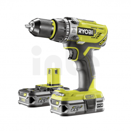 RYOBI R18PD3 18V Akumulátorová příklepová vrtačka (2x2.5Ah) 5133003433