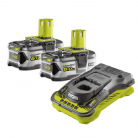 RYOBI RC18150-250 18V Sada akumulátoru s nabíječkou Lithium+ HIGH ENERGY (2x5.0Ah) 5133004422