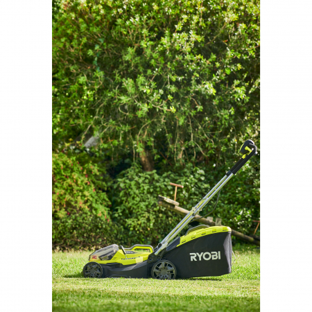RYOBI RY18LMH37A 18V Akumulátorová hybridní sekačka na trávu, šířka záběru 37cm (2x5.0Ah) 5133004583