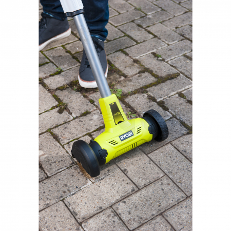 RYOBI RY18PCA 18V Akumutárový patio čistič s drátěným kartáčem 5133004727