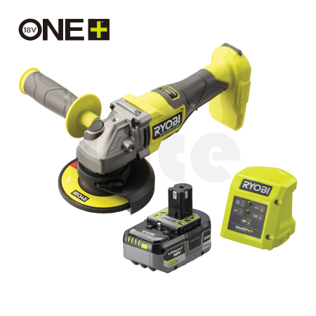 RYOBI RAG18BL 18V ONE+™ Bezuhlíková úhlová bruska (1 x 4,0 Ah) 5133006886