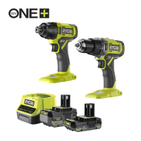 RYOBI RCK182M Sada 18V ONE+™ s příklepovou vrtačkou a přímočarou pilou (1x 2,0 Ah, 1x 4,0 Ah) 5133006904
