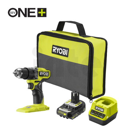 RYOBI RDD18C1 18V ONE+™ HP bezuhlíkový vrtací šroubovák (1x 2,0 Ah) 5133006521