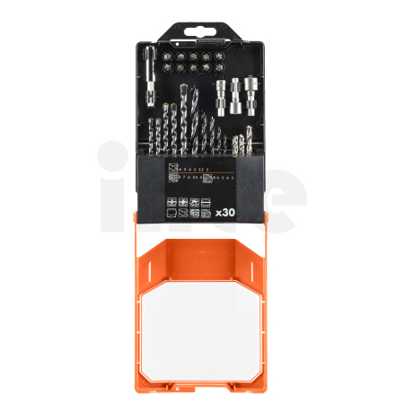 RYOBI AAKDD30 Smíšená sada 30ks vrtacích a šroubovacích bitů 4932472023