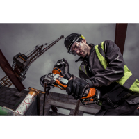 RYOBI BEWS 18-125BL 18V Bezuhlíková 125mm úhlová bruska s posuvným spínačem 4935464414