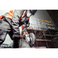 RYOBI BEWS 18-230BL 18V Bezuhlíková 230mm úhlová bruska 4935459735