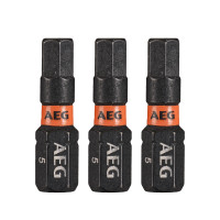RYOBI AAK25 AEG Rázový šroubovací bit Ballistic 25mm Hex 5 – 3ks 4932479179