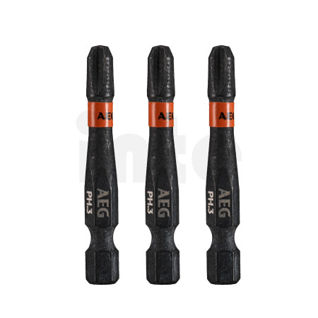 RYOBI AAK50 AEG Rázový šroubovací bit Ballistic 50mm PH3– 3ks 4932479182