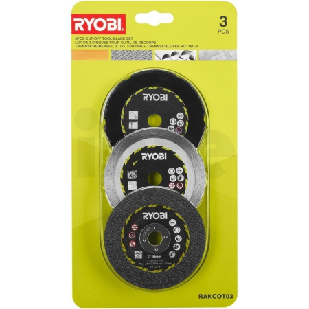 RYOBI RAKCOT03 - 3ks sada kotoučů do okružní pily RCT18C, 5132005055