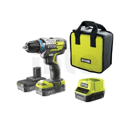 RYOBI - 18V One Plus bezuhlíkový šroubovák - R18DDBL-220S, 5133003435