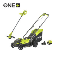 RYOBI OLM1833LT23A-140 18V ONE+ Akumulátorová sekačka na trávu, 33 cm a 18V ONE+  strunová sekačka, 23 cm 5133005885
